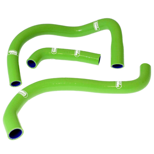 Samco Sport Kawasaki Green Radiator Hose Kit ZXR 400 H 1988 (KAW-30)