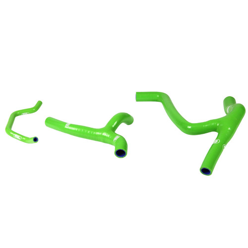 Samco Sport Kawasaki Green Off Road Radiator Hose Kit KX 450 F 2010-2011 (KAW-41)