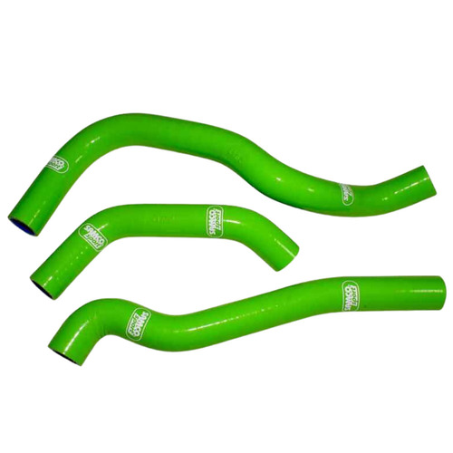 Samco Sport Kawasaki Green Off Road Radiator Hose Kit KLR 650 1987-2007 (KAW-56)