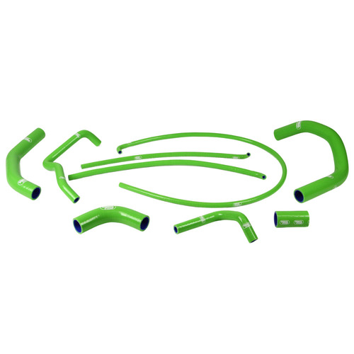 Samco Sport Kawasaki Green Radiator Hose Kit Z 1000 ZRT00D 2010-2014 (KAW-57)