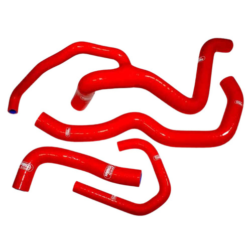 Samco Sport Kawasaki Red Radiator Hose Kit ZX 6 R 2009-2023 (KAW-64)