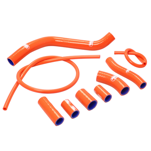 Samco Sport KTM Orange Radiator Hose Kit 950 SUPER ENDURO R 2007-2009 (KTM-12)