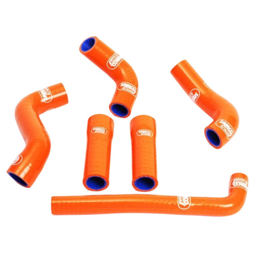 Samco Sport KTM Orange Off Road Radiator Hose Kit 450 EXC-F 2004-2007 (KTM-6)