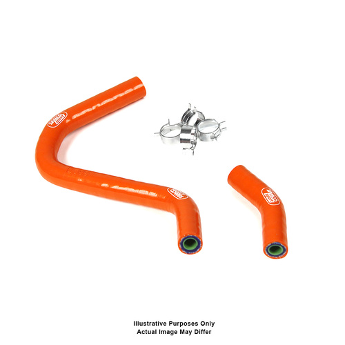 Samco Sport KTM Orange Fuel Tap Hose Kit - 125 EXC 2T 2003-2007 (KTM-FTH-1)