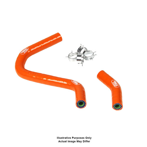 Samco Sport KTM Orange Fuel Tap Hose Kit - 250 SX 2T 2007-2010 (KTM-FTH-4)