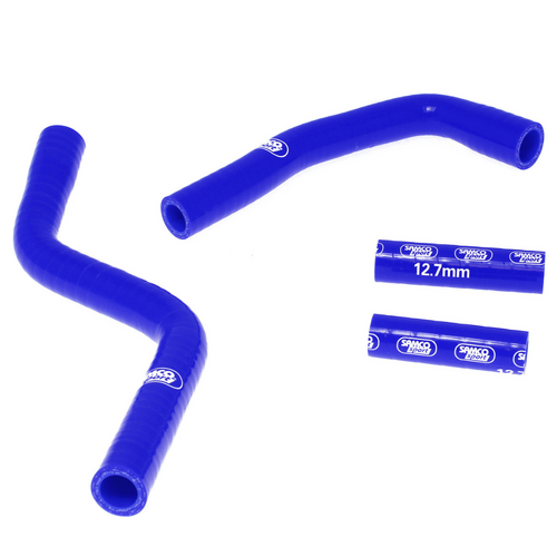 Samco Sport Yamaha Blue Off Road Radiator Hose Kit YZ 125 2002-2024 (YAM-29)