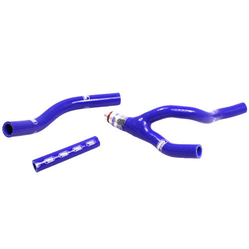 Samco Sport Yamaha Blue Off Road Radiator Hose Kit YZ 250 F 2014-2018 (YAM-64)