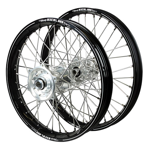 Stark Varg Talon Silver Hubs / A60 Black Rims Wheel Set STARK VARG 2023-2024