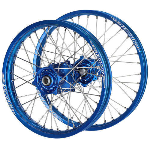 Suzuki Talon Blue Hubs / Talon Blue Rims Wheel Set RMZ 250 2007-2023 (21*1.6 / 19*2.15)