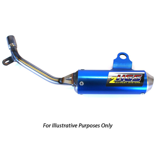 HGS Husqvarna Blue 2 Stroke Round Silencer - TE 150i 2020-2024 (Enduro)