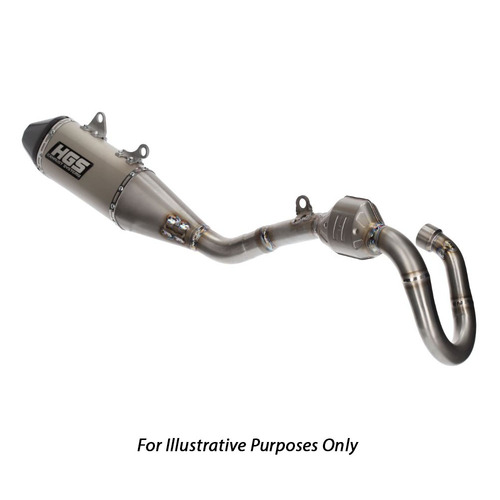 HGS Husqvarna Complete Titanium Carbon Exhaust System - FC 250 2019-2022 (XF-219-CXG)