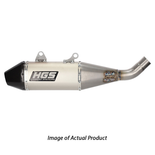 HGS KTM 4 Stroke Titanium Carbon Silencer  - 250 SX-F 2023 (Fits Only on HGS Headpipe)