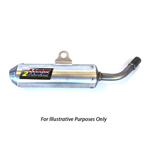 HGS Gas Gas Grey 2 Stroke Round Silencer - MC 65 2024