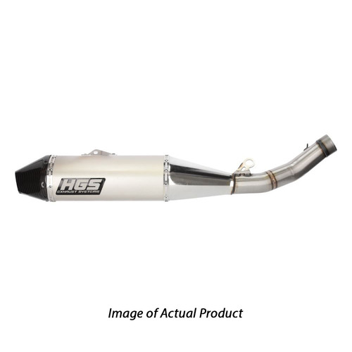 HGS Fantic 4 Stroke Stainless Steel Carbon Silencer XXF 450 2023-2024 (Fits Only on HGS Headpipe)