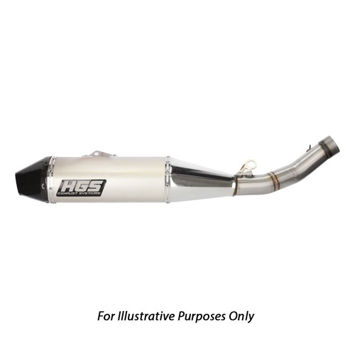 HGS Yamaha 4 Stroke Titanium Carbon Silencer - YZ 450 F 2023-2024 (Fits Only on HGS Headpipe)